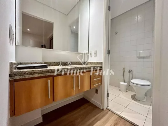 Imagem Flat disponível para venda no Twin Towers Ibirapuera, com 74m², 2 dormitórios e 2 vagas de garagem