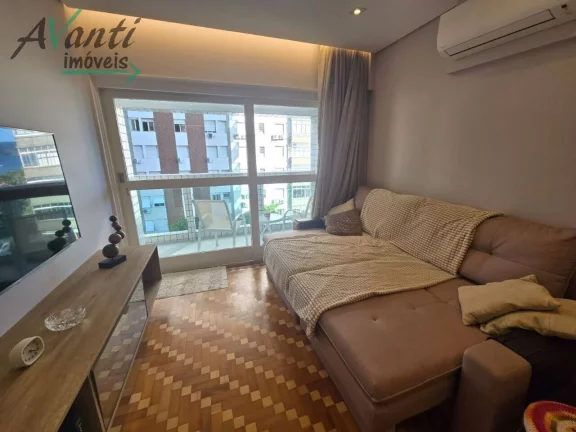 Imagem Apartamento à Venda no Boqueirão, Santos – Vista Mar, 1 Dorm, 2 Banheiros, 1 Vaga