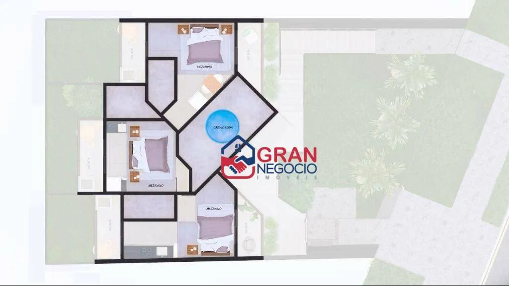 Imagem Studio com 1 dormitório à venda, 27 m² por R$ 265.050,00 - Água Verde - Curitiba/PR