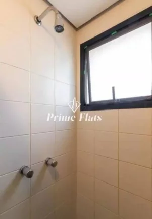 Imagem Flat disponível para venda no International Duplex Residence em Moema, com 42m², 1 dormitório e 1 vaga de garagem