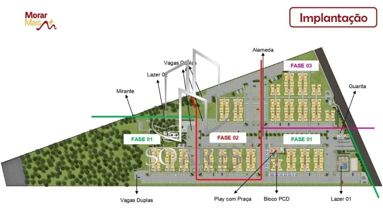 Imagem Smart Vista do Rio: Financiamento Caixa com entrada reduzida no 40 Horas