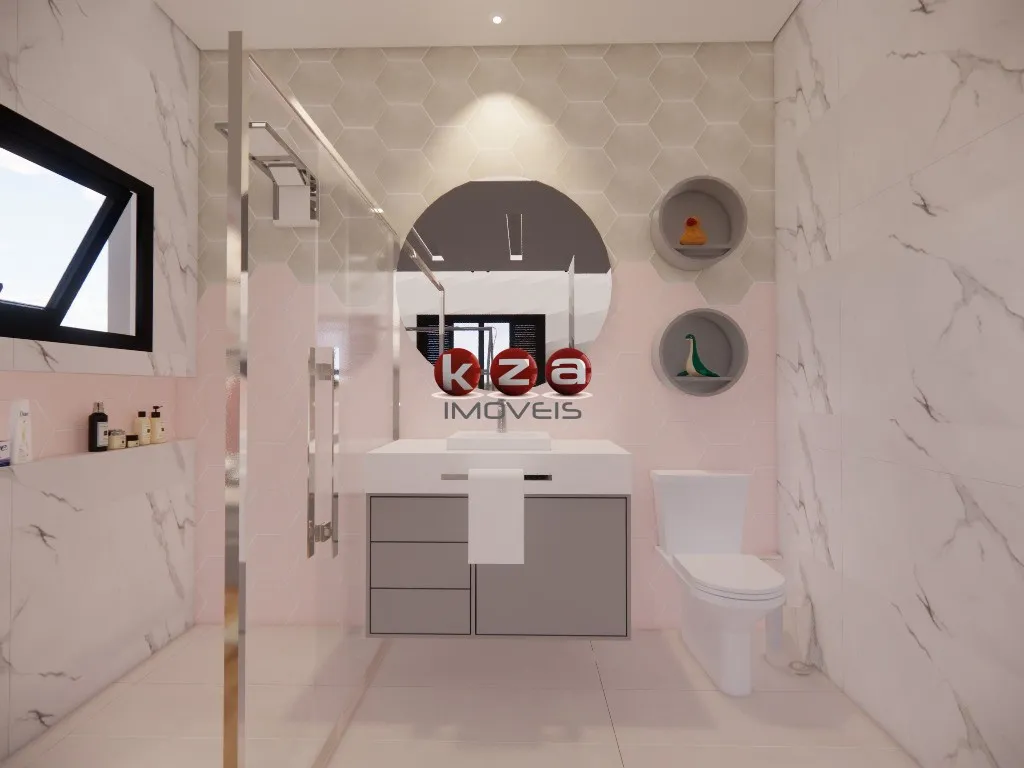 Imagem Casa de luxo em condomínio: 3 quartos, 3 suítes, 2 salas, 5 banheiros, 4 vagas na cidade de Valinhos - SP.