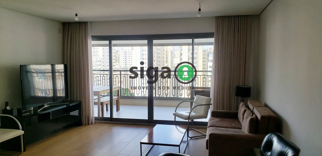 Imagem Apartamento a Venda em Moema, de 149m, 3 quartos e 2 vagas.