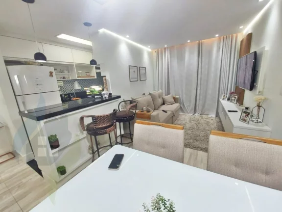 Foto do imóvel Apartamento de 2 dormitórios sendo 1 suíte, 2 banheiros, 1 vaga, com 60m² em Rudge Ramos, São Bernardo do Campo