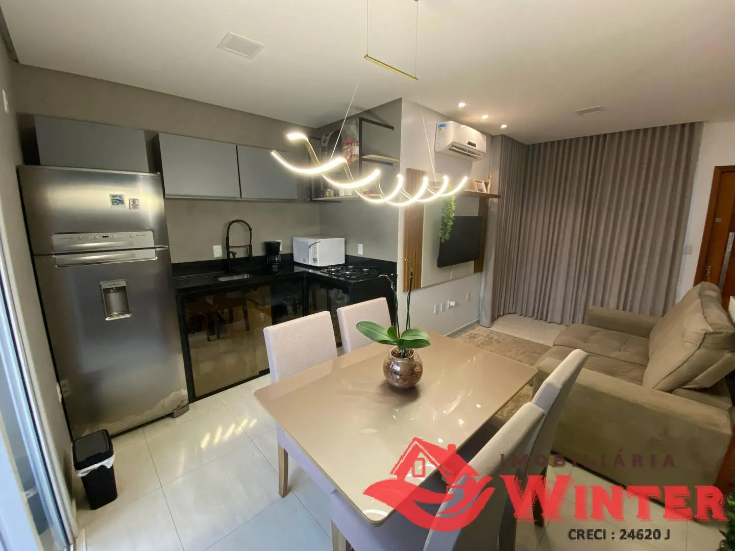 Imagem Apartamento de 2 quartos semi mobiliado em São Sebastião do Caí.