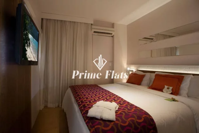Imagem Flat disponível para venda no Quality Suites Alphaville, com 34m², 1 dormitório e 1 vaga