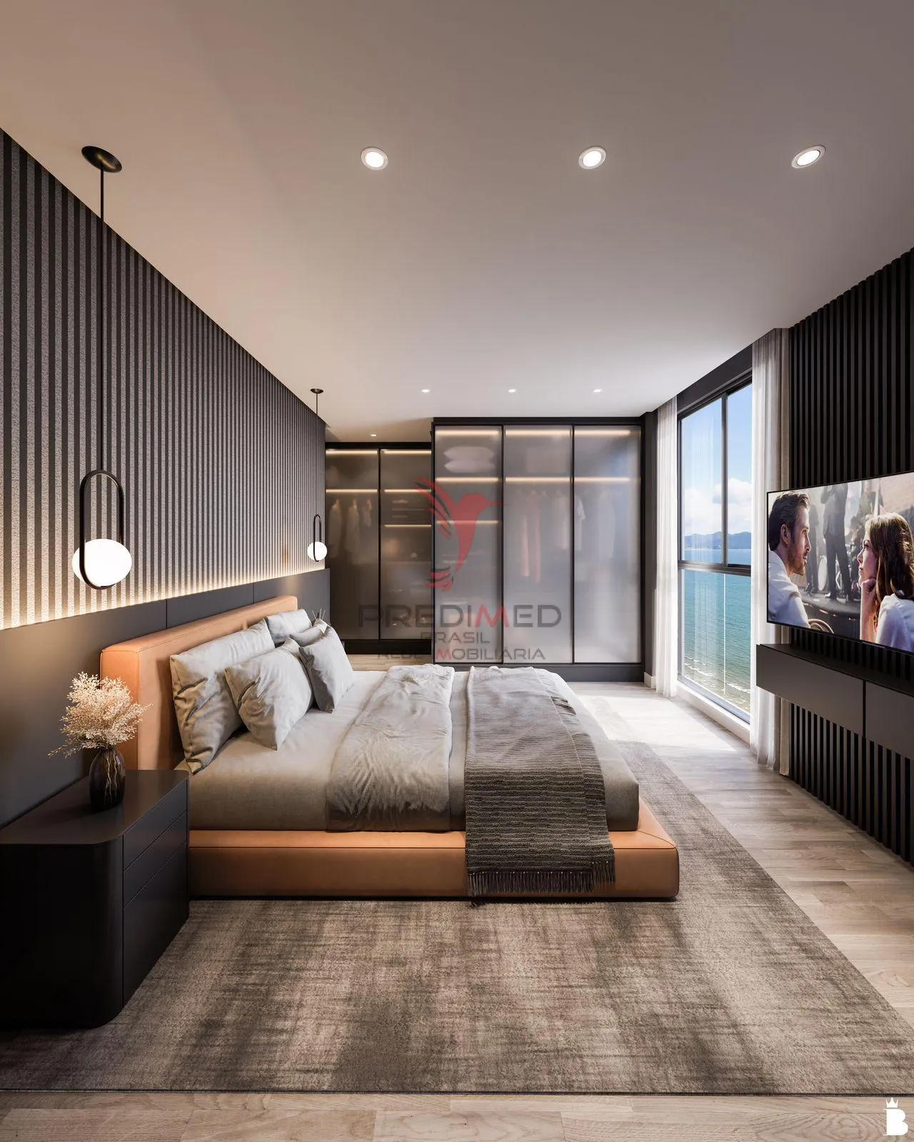 Imagem Apartamento de 3 Suites e 2 Vagas de Garagem, Sacada Gourmet, em Porto Belo, Perequê