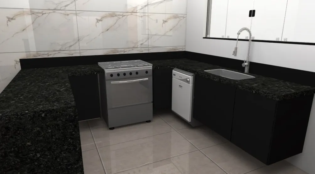 Imagem Casa Sobrado de 218m² Localizada no RESIDENCIAL LE FRANCE!