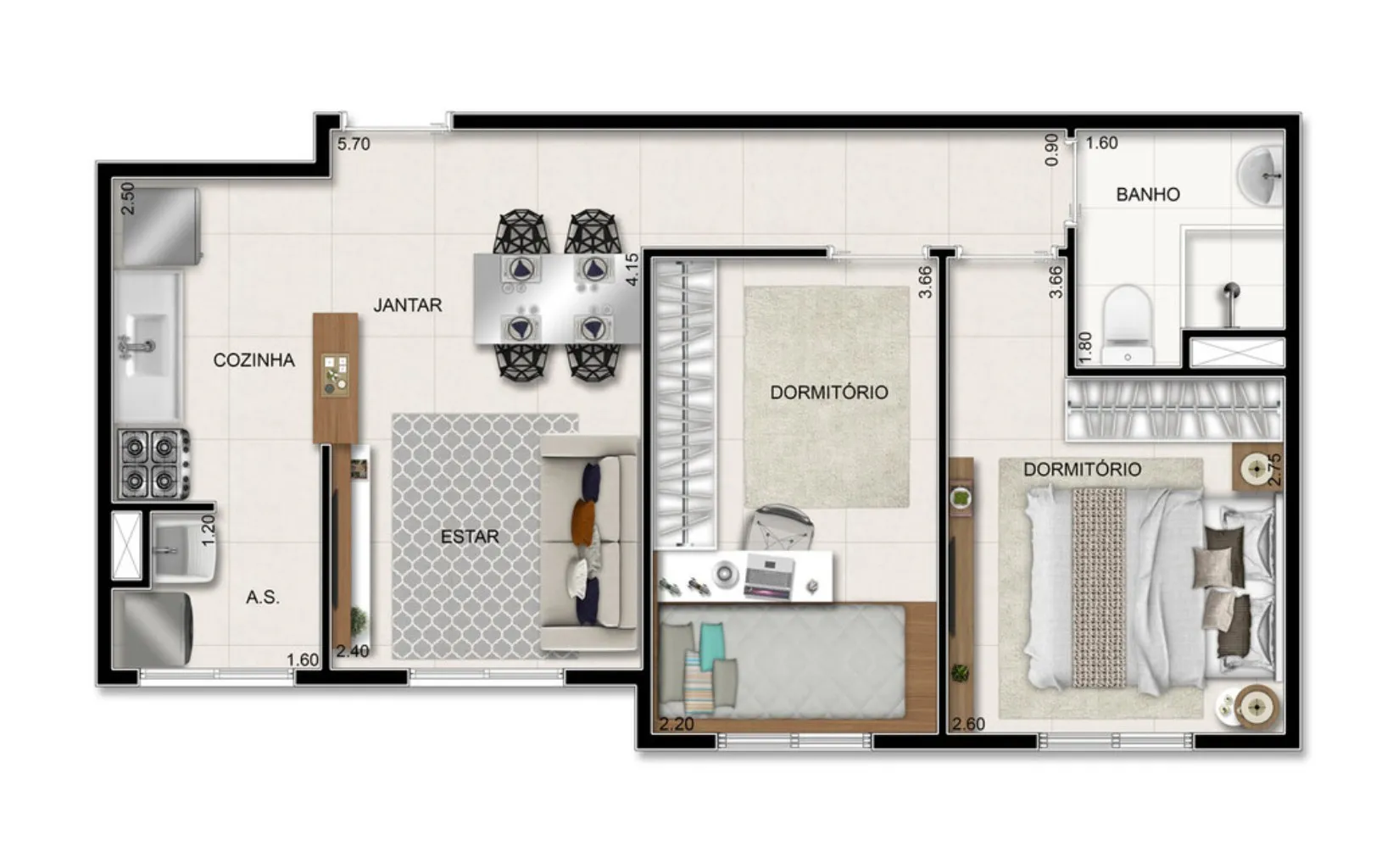 Imagem APARTAMENTO RESIDENCIAL em São Bernardo do Campo - SP, Cooperativa