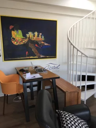 Imagem Cobertura com 1 dormitório à venda, 74 m² - Vila Madalena - São Paulo/SP