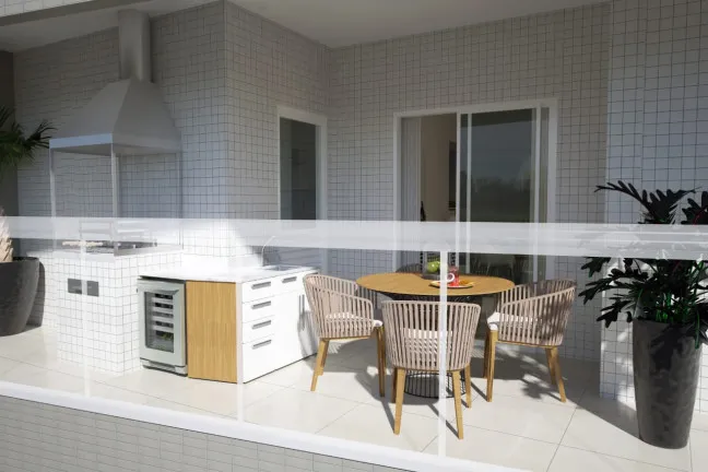 Apartamento com 2 Quartos à Venda, 87 m² em Guilhermina - Praia Grande