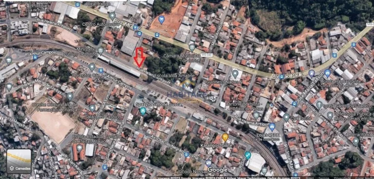 Imagem Terreno de esquina com 1.572 m2 no centro de Ibirité