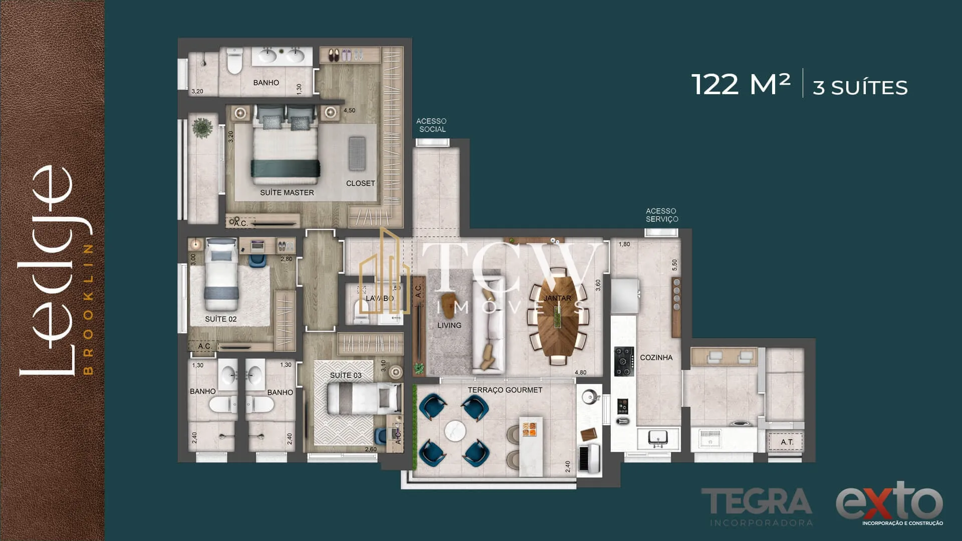 Imagem Apartamento à venda no bairro Brooklin - São Paulo/SP, Zona Sul