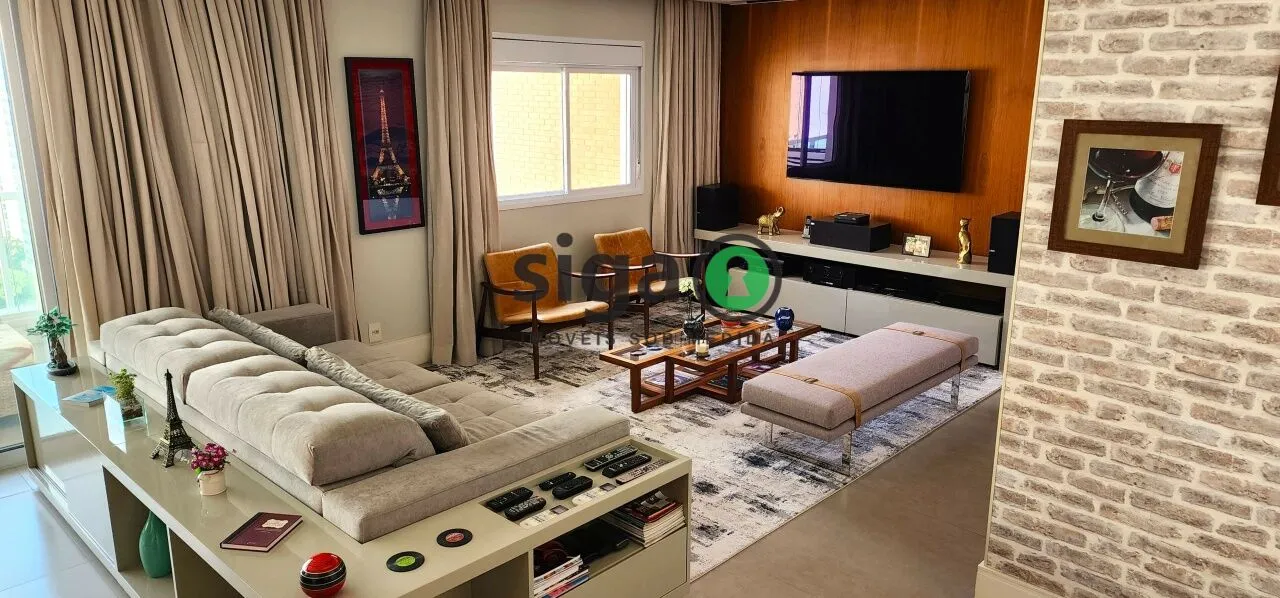 Imagem Campo Belo 161m² alto padrão com 3 suítes varanda gourmet e quadra de tênis no condomínio