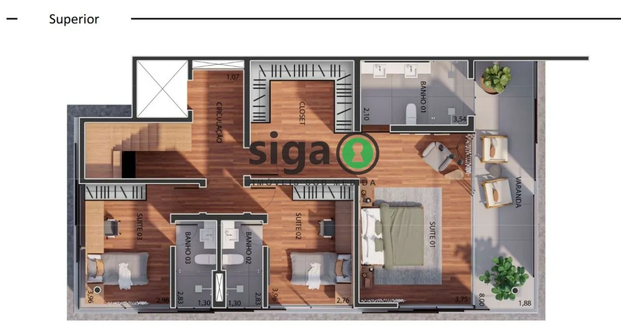 Imagem Casa em condomínio para venda no Jardim Paulistano 3 suítes, São Paulo - SP