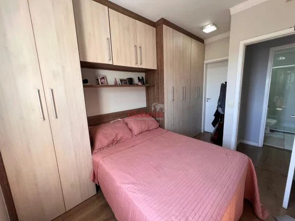 Imagem Apartamento 2 dormitórios, 1 suíte, no residencial Acquaplay todo planejado com 1 vaga de garagem demarcada no Marapé em Santos por R$ 599.000,00