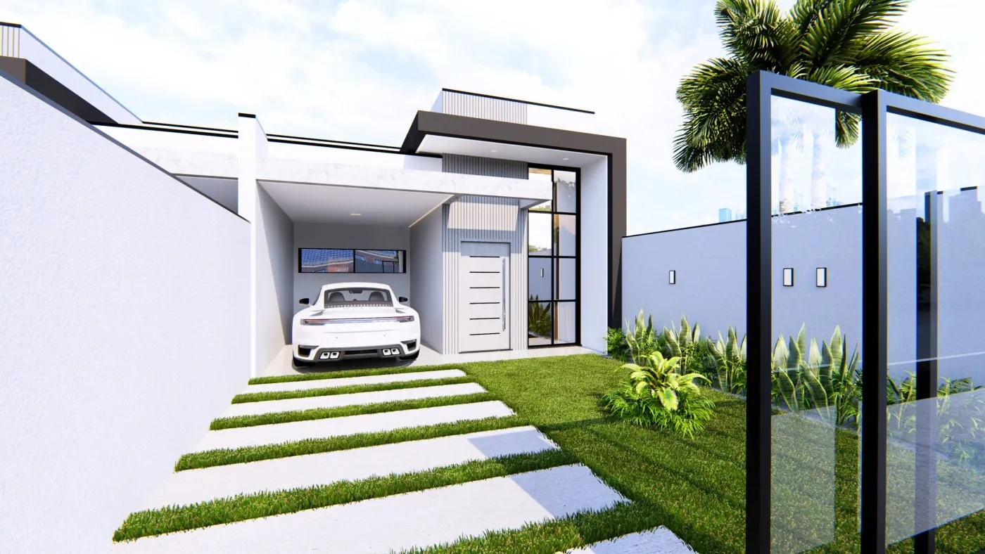 Imagem Casa para Venda em São José dos Pinhais, Cidade jardim, 3 dormitórios, 1 suíte, 2 banheiros, 2 vagas