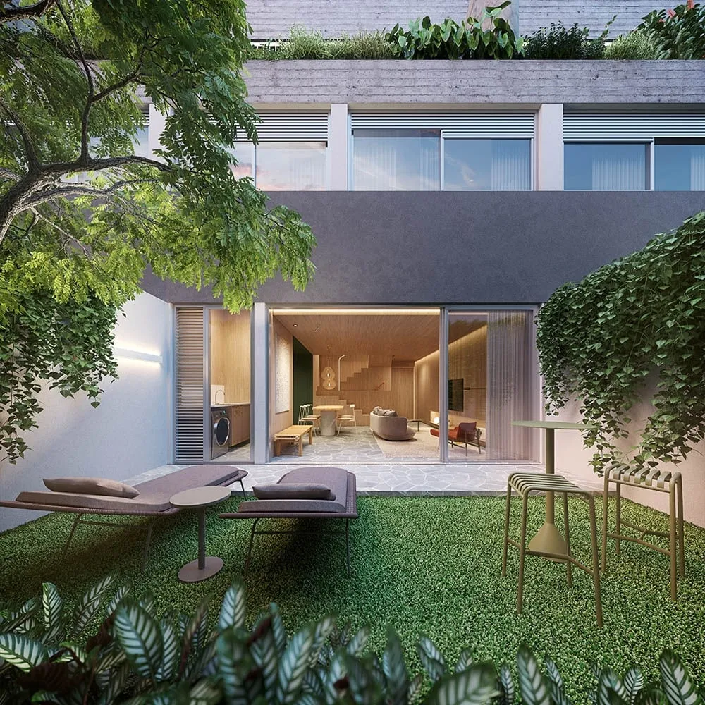 Imagem Villa Arvo é um projeto singular na cidade de São Paulo. Uma Villa de Casas contemporâneas que of...
