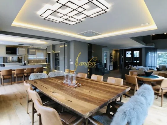 Imagem Lindo sobrado no Aspen Mountain de Gramado com 05 suítes mobiliado e decorado