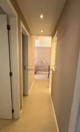 Imagem lindo 3 quartos, suite, montado e decorado, frente, sol da manhã