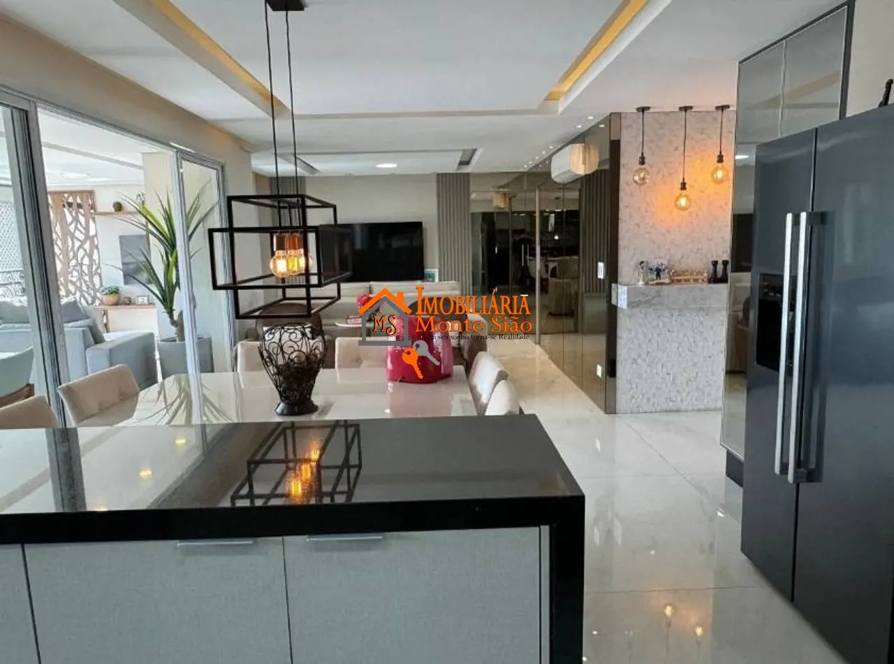 Imagem Apartamento com 3 dormitórios, 145 m² - venda por R$ 2.550.000,00 ou aluguel por R$ 14.900,00/mês - Cidade Maia - Guarulhos/SP