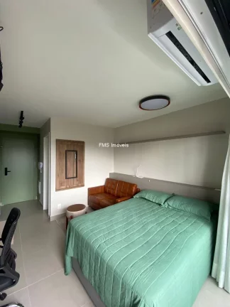 Foto do imóvel Apartamento à venda ou locação em Pinheiros, São Paulo-SP: 1 quarto, 1 sala, 1 banheiro, 25m²