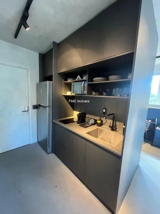 Imagem Apartamento para venda na Rua Dr. Melo Alves SP - 1 dormitório, 1 vaga, mobiliado