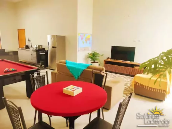 Imagem Linda Casa Térrea - 4 Suítes - Piscina - Lazer Completo no Condomínio