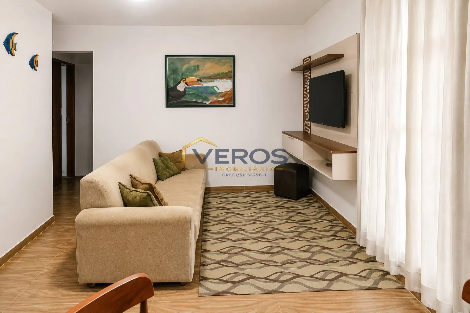 Imagem Apartamento na orla da praia com vista para o Mar na Martim de Sá - Caraguá