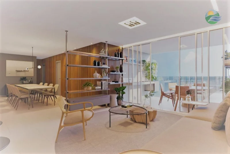 Imagem Apartamento Jardim, de luxo , 663,05m2, Beira mar, em Cabo Branco, João Pessoa, Paraíba.