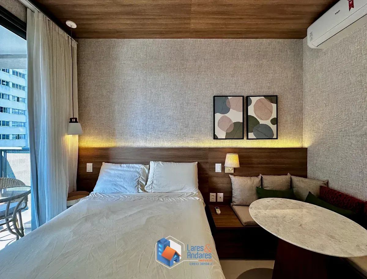 Imagem Studio para venda em Moema com 1 quarto, sendo 1 suíte, 27m²