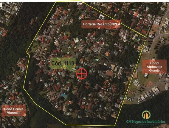 Imagem Cond. Recanto INPLA - Ótimo lote 1.000 m², limpo, com edícula!