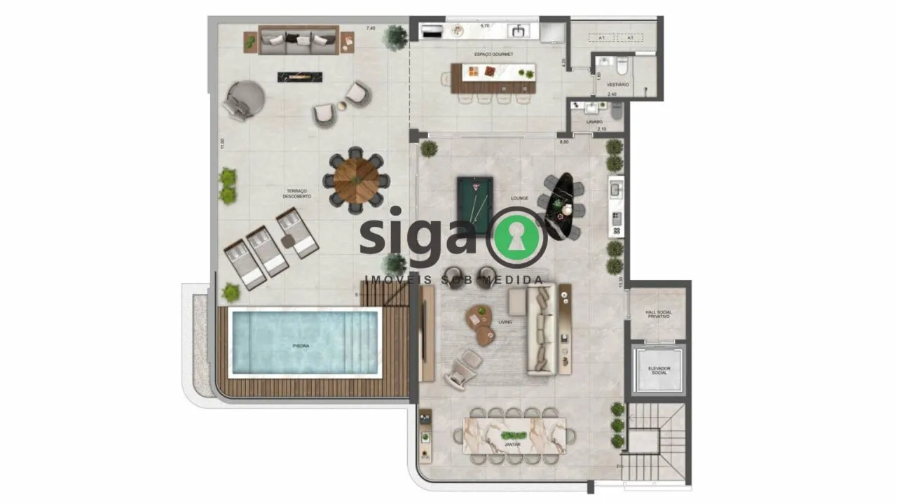 Imagem Apartamento 575m² Vista Parque Ibirapuera ? Vila Nova Conceição