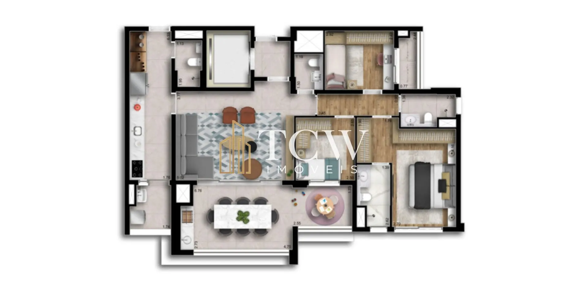Imagem Apartamento à venda no bairro Chácara Santo Antônio (Zona Sul) - São Paulo/SP, Zona Sul