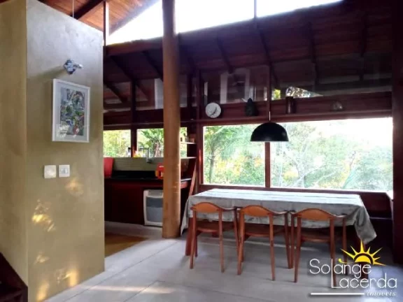 Imagem Bela e Ampla Casa - Praia do Prumirim - Rica em Madeira e Vidro - 3 Níveis - Alto Padrão.