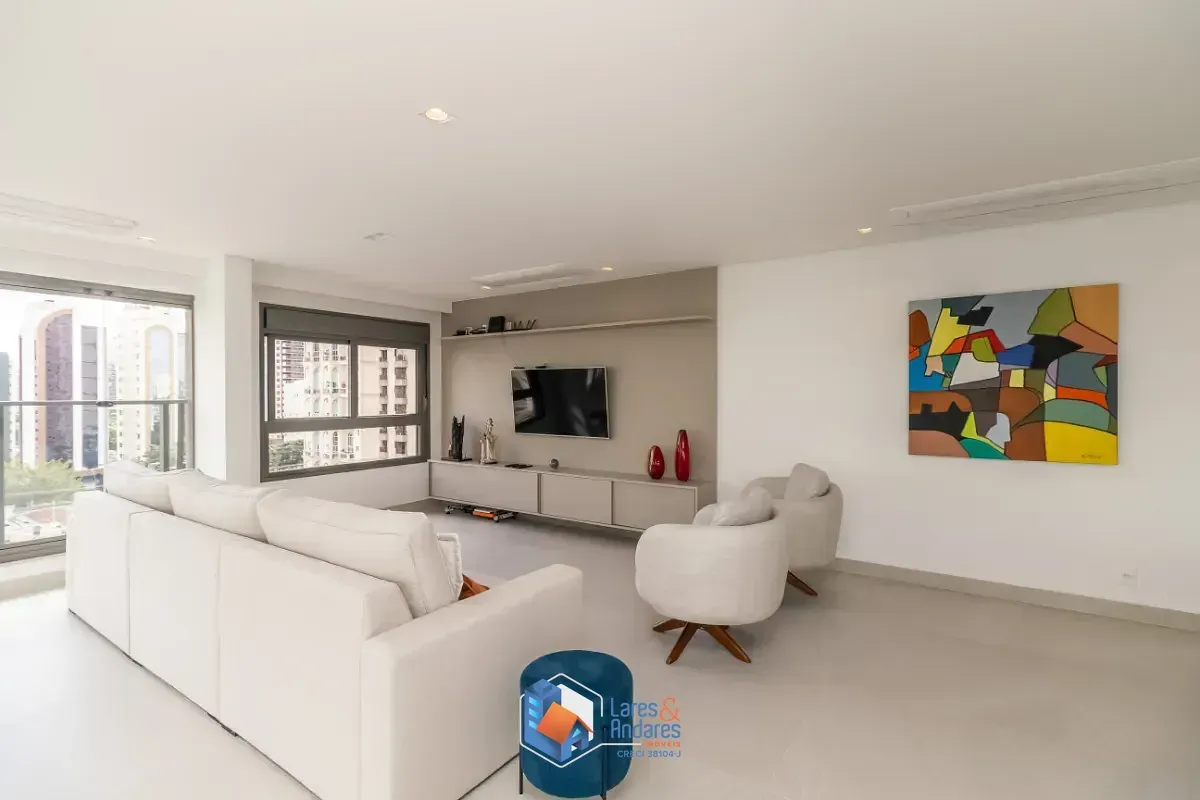 Imagem Apartamento para venda em Campo Belo com 3 quartos, sendo 3 suítes, 211m²