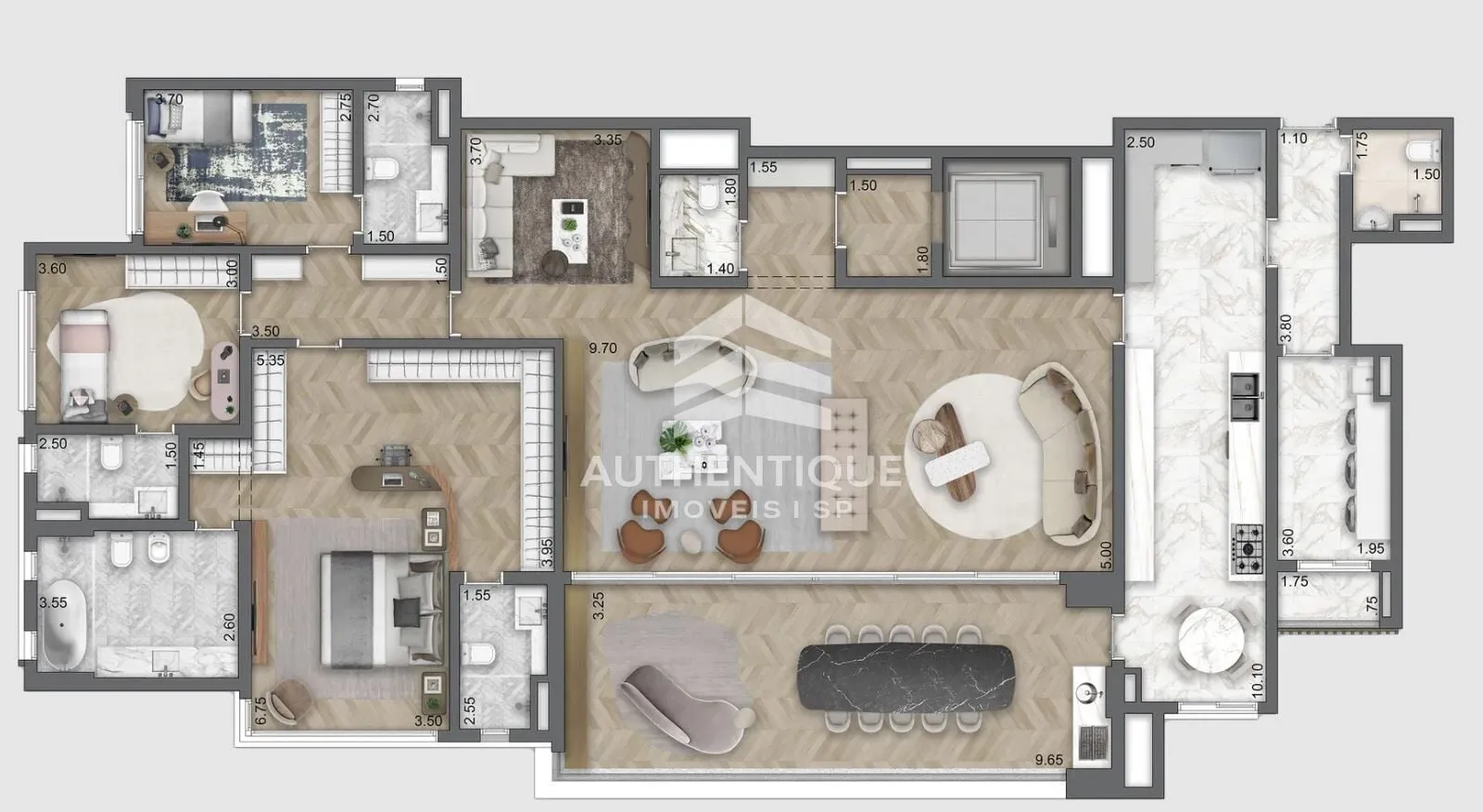 Imagem LIS MOEMA ILE SAINT-LOUIS - Apartamento à venda no bairro Moema - São Paulo/SP, Zona Sul