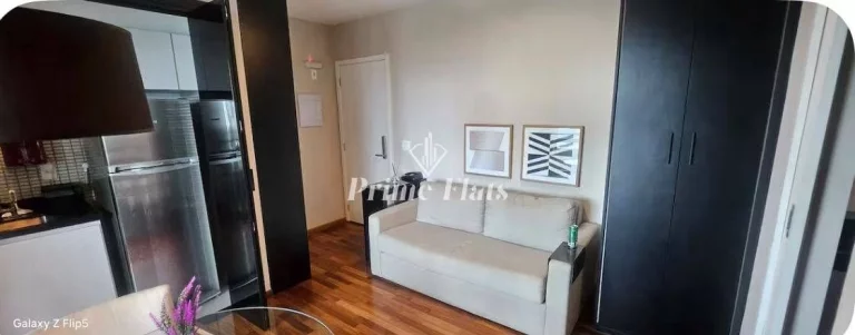 Imagem Flat disponível para locação no Gran Estanconfor Veranda Berrini, com 40m², 1 dormitório e 1 vaga