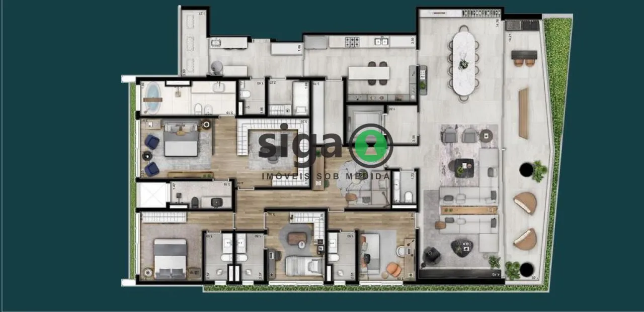 Imagem Apartamento Residencial em Jardins