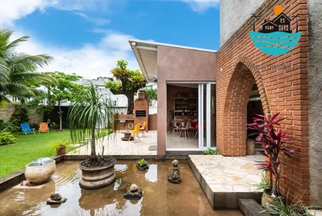 Imagem Casas para Alugar Temporada Juquehy - (Canto direito) pertinho da praia, 5 suítes, máx. 12 pessoas | Juquehy Imobiliária