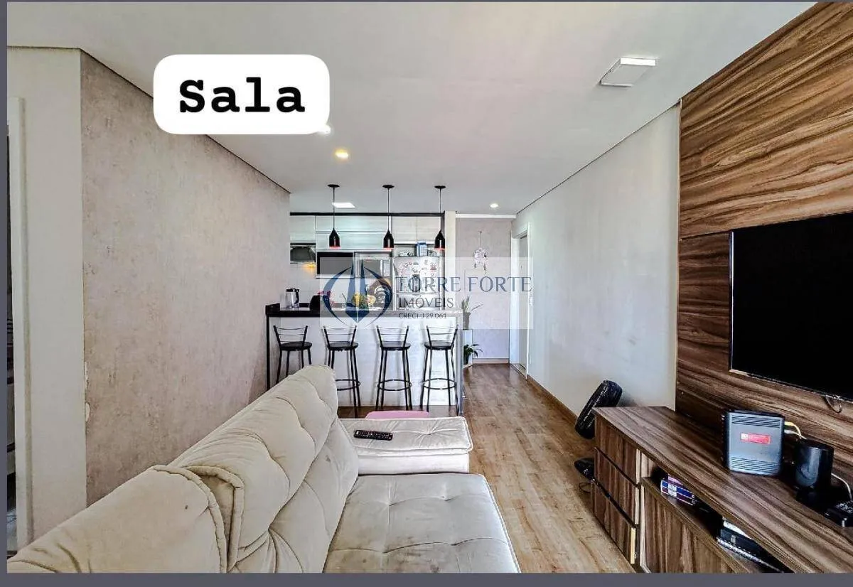 Imagem Apartamento de 71m², 3 dormitórios e 1 vaga próximo ao parque Belém