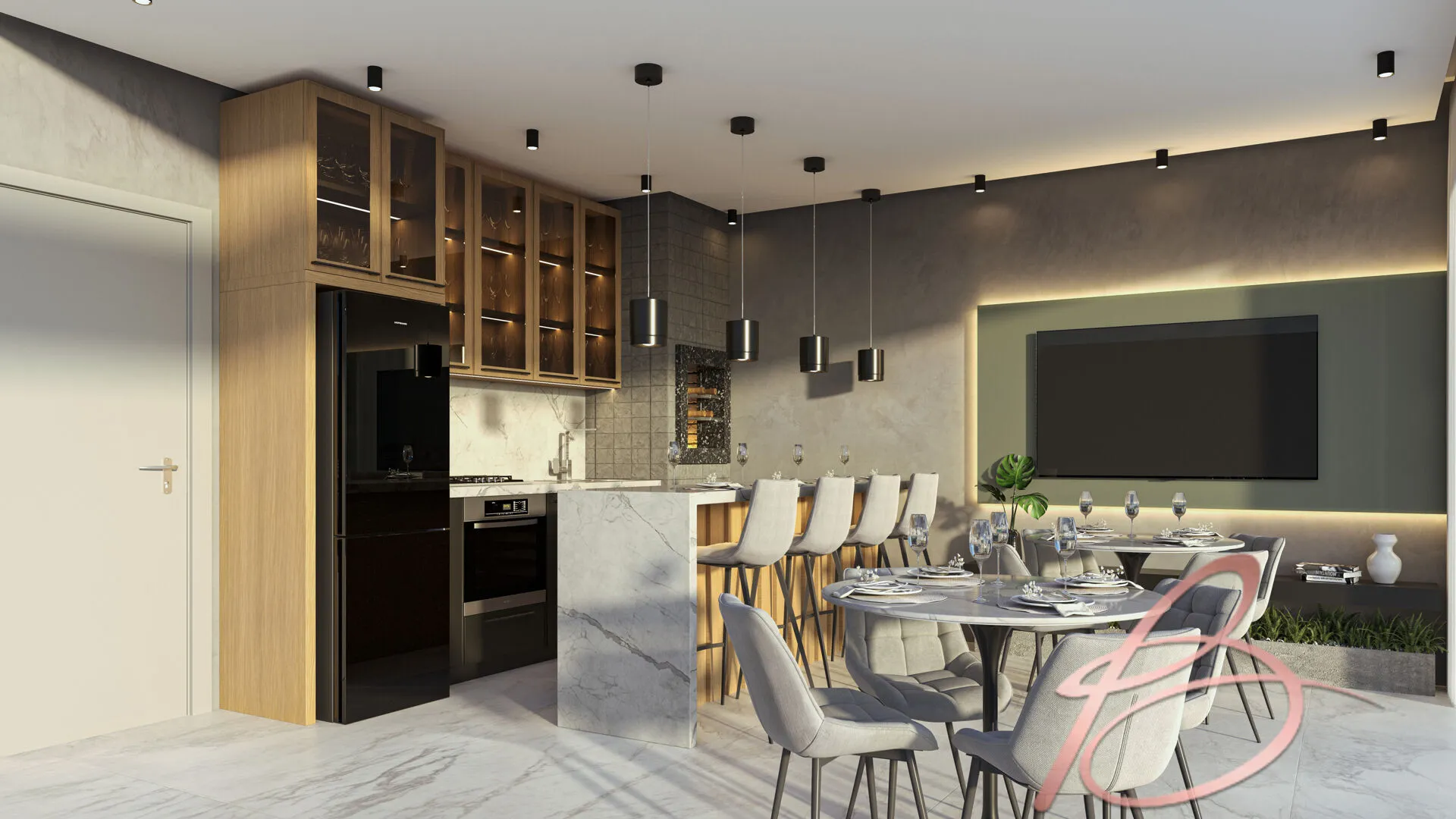 Imagem Cobertura Duplex com 3 suítes 2 vagas e terraço com espera pra jacuzzi,
