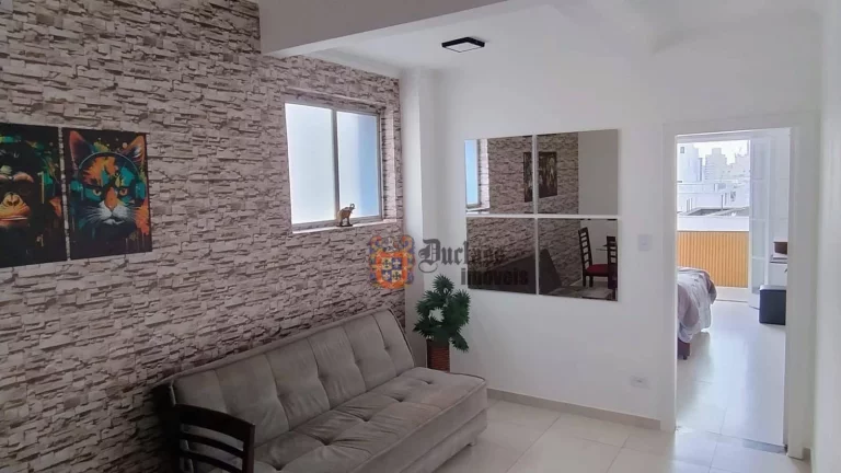Foto do imóvel Apartamento com 1 dormitório à venda, 50 m² por R$ 530.000 - Boqueirão - Santos/SP