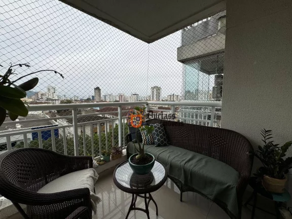 Imagem Apartamento com 3 dormitórios à venda, 84 m² por R$ 840.000 - Marapé - Santos/SP