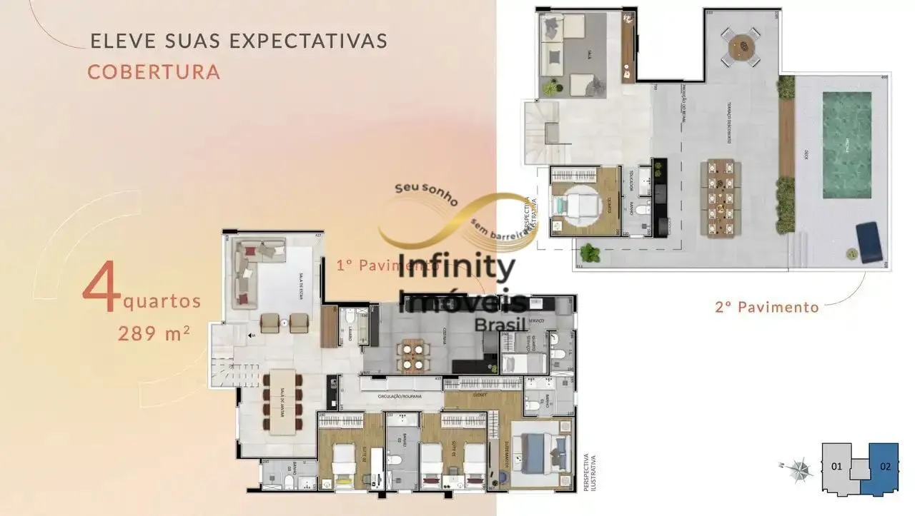 Imagem UNIQUE SERRA MCF CONSTRUTORA - Apartamento à venda no bairro Serra - Belo Horizonte/MG