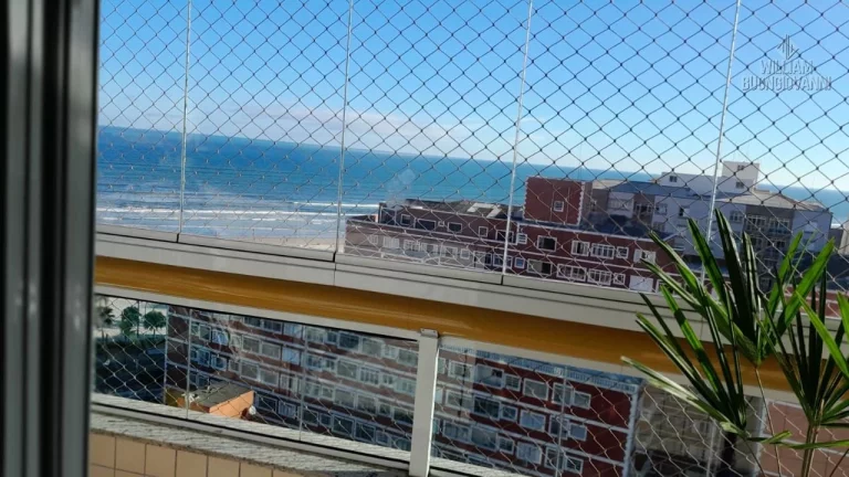 Imagem Apto 114 mts, c/ sacada e Vista Mar, 2 Suítes e Churrasqueira - Ocian PG