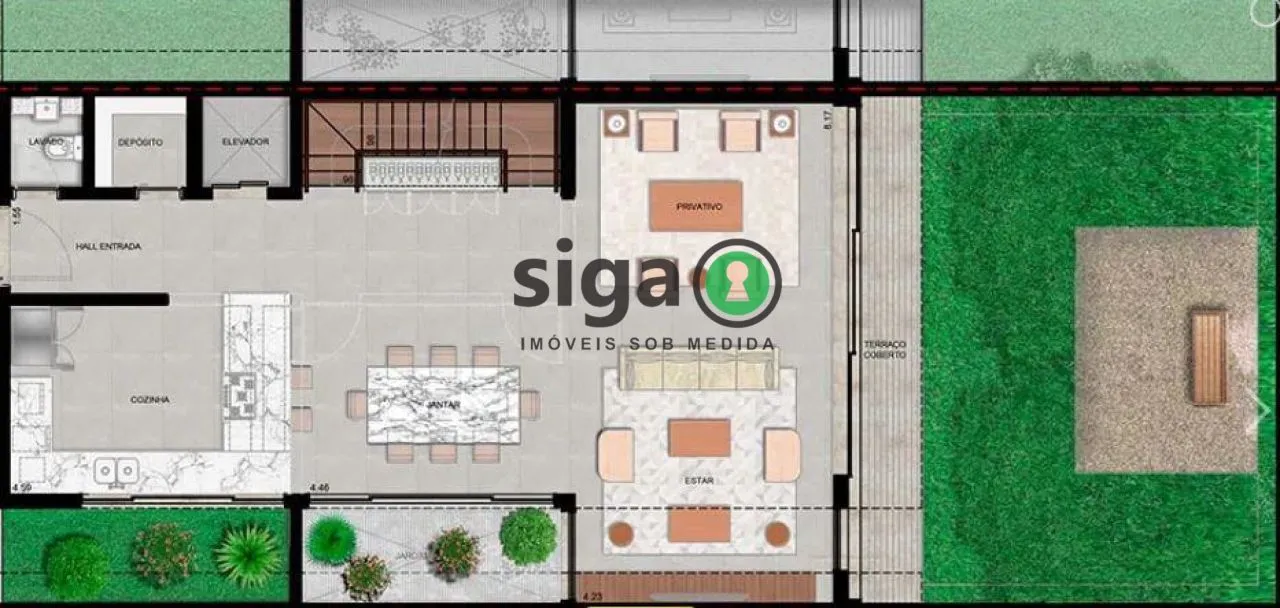 Imagem Casa em Condomínio para venda no Alto da Boa Vista 04 Suítes, São Paulo - SP