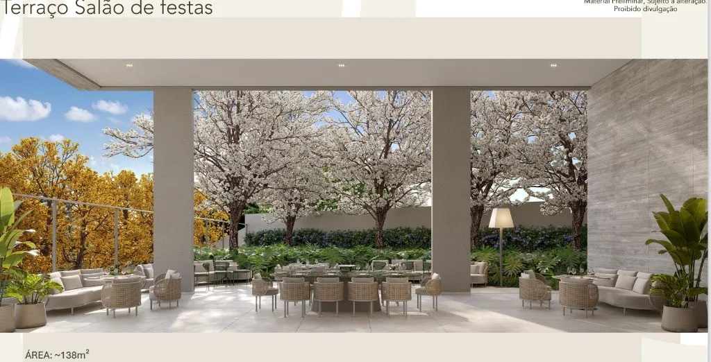 Imagem Brooklin: Apartamento de 3 quartos, 3 suítes e 136m² no Condomínio Casa Nacional Eztec