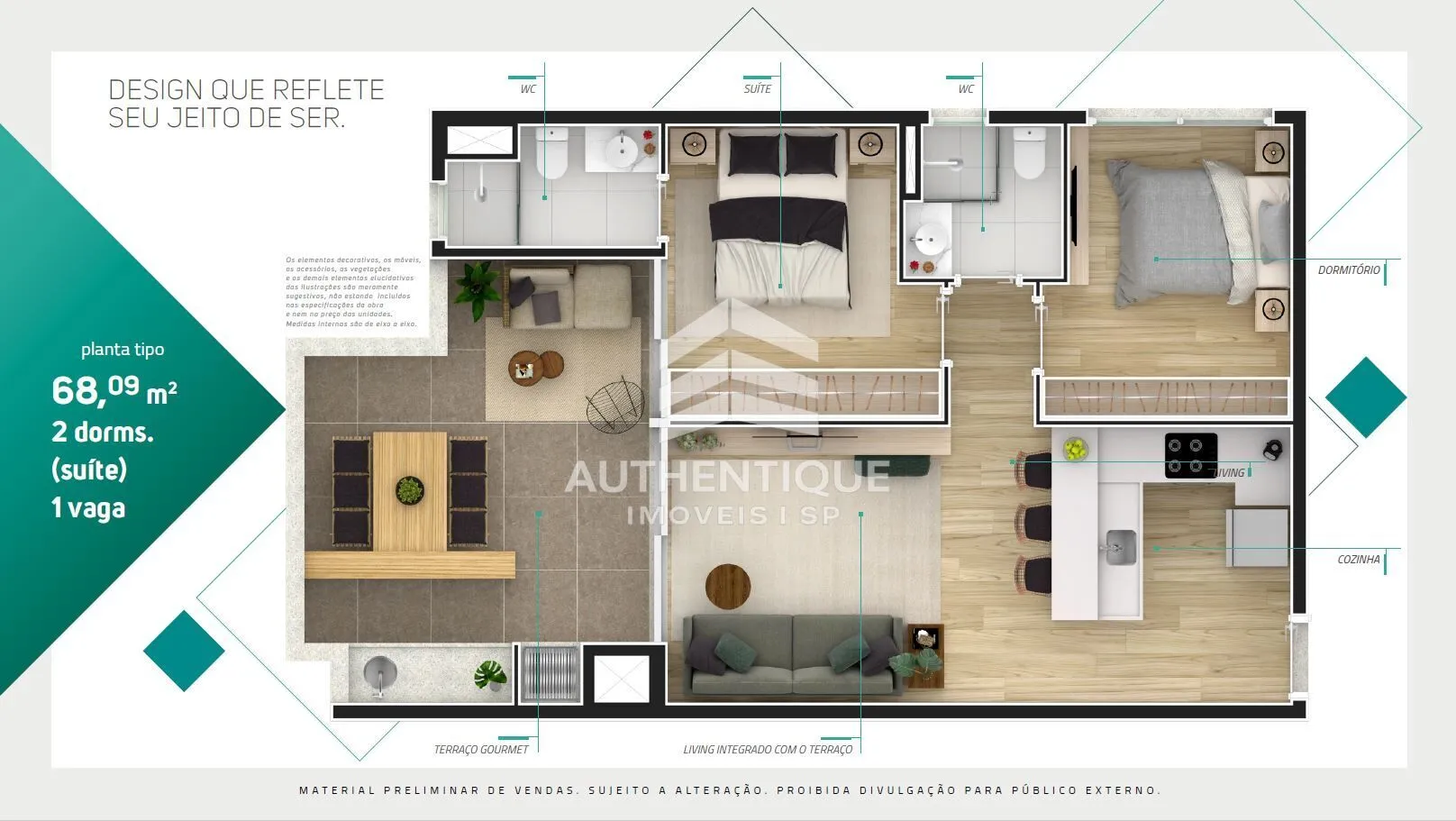 Imagem Symmetry Jardins - Apartamento à venda no bairro Jardins - São Paulo/SP, Zona Sul