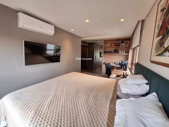 Imagem Apartamento de Luxo no Brooklin Paulista: 3 Quartos, 2 Suítes, 3 Salas e 2 Vagas de Garagem - São Paulo-SP - 110m²